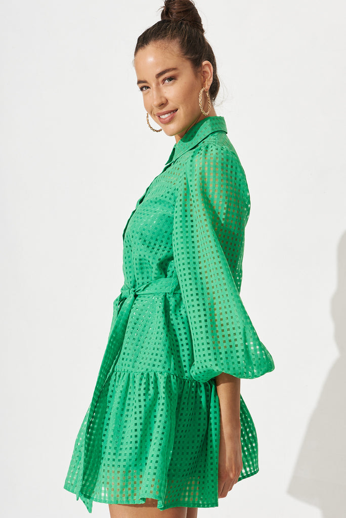 Giulia Dress In Green - side