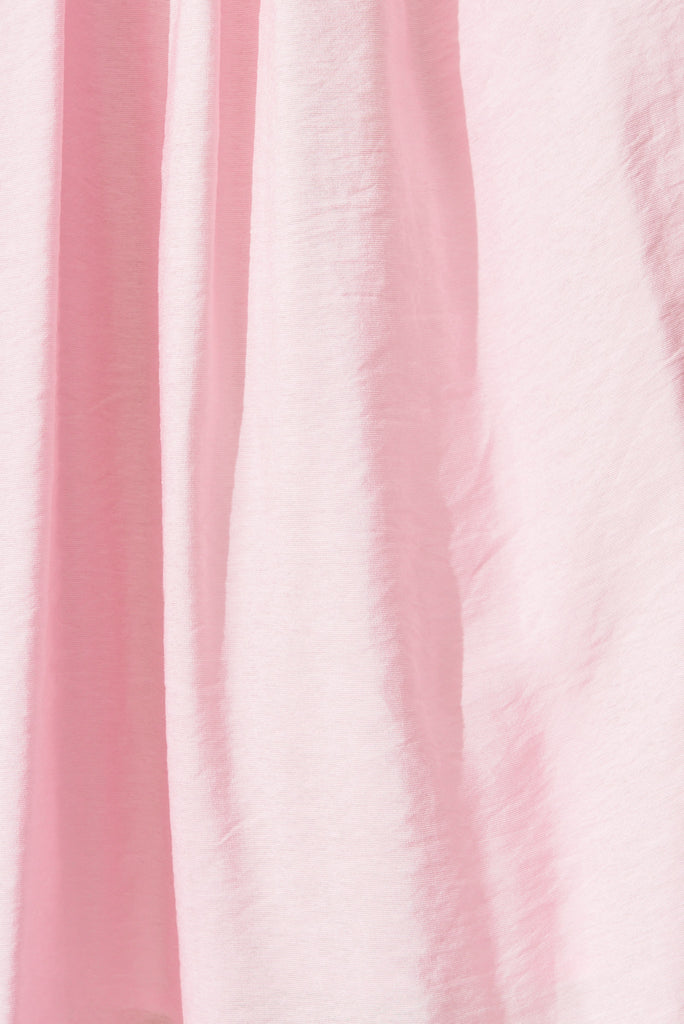 Charlotta Midi Dress In Pink - fabric