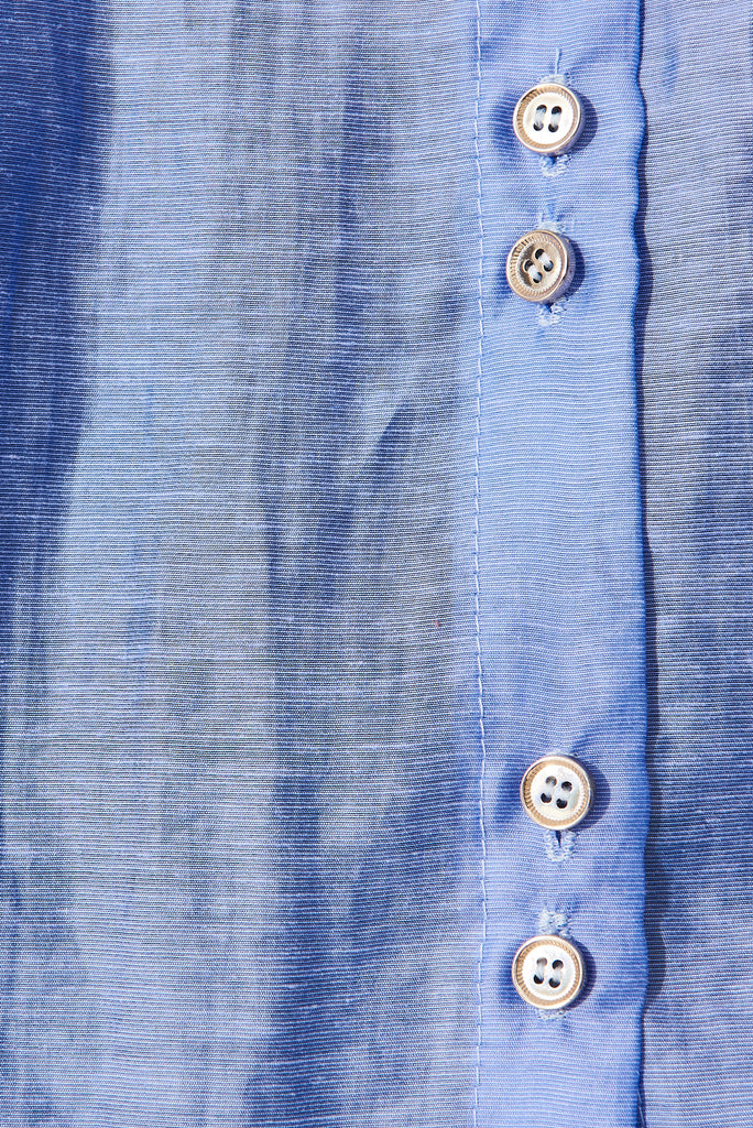 Rachele Shirt in Blue - fabric
