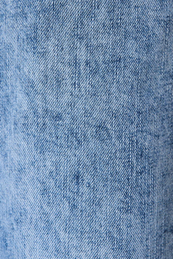 Brieanna Jeans In Light Wash - fabric