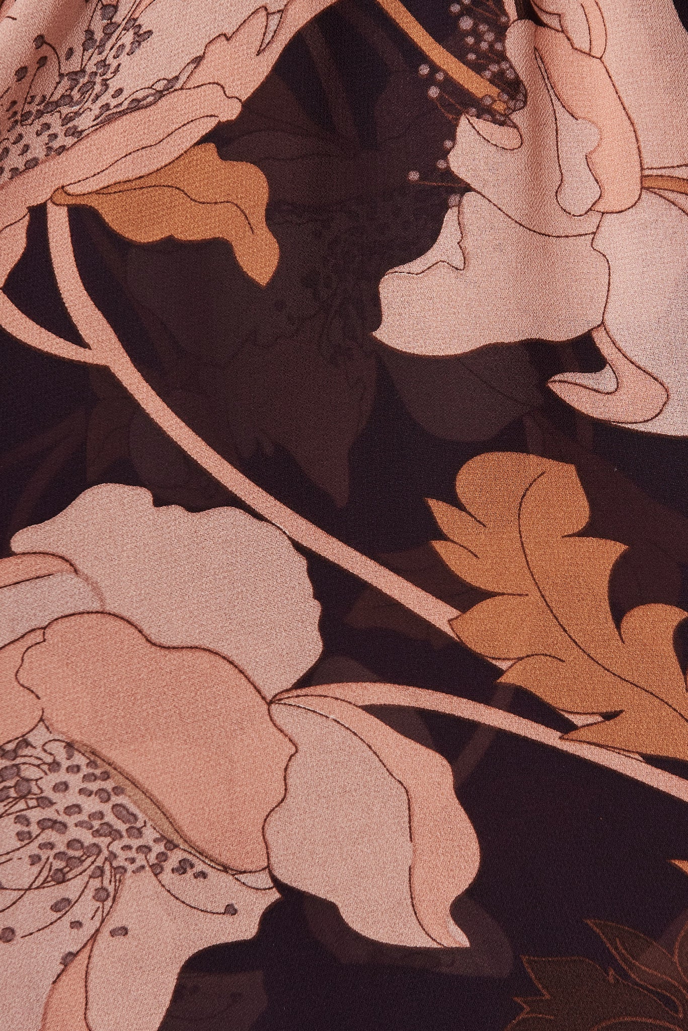 Amorety Dress In Navy Blush Floral Chiffon St Frock