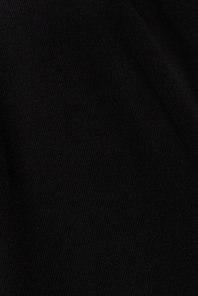 Molina Midi Dress In Black - fabric
