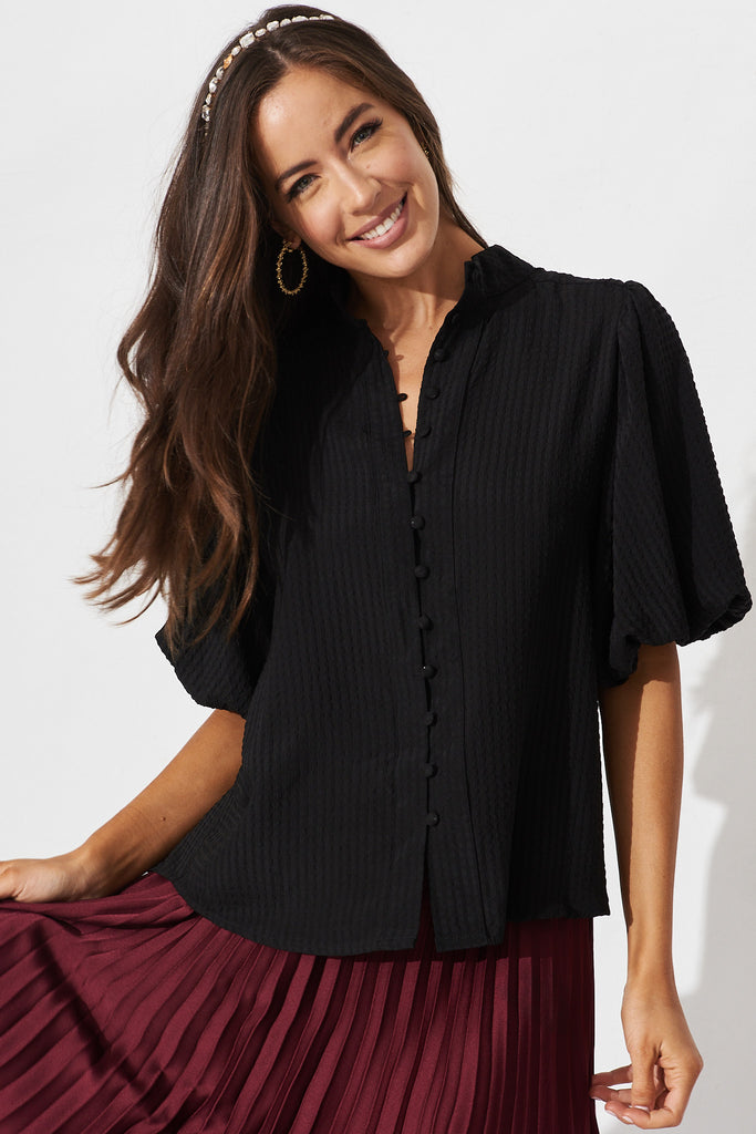 Prudence Shirt In Black - front