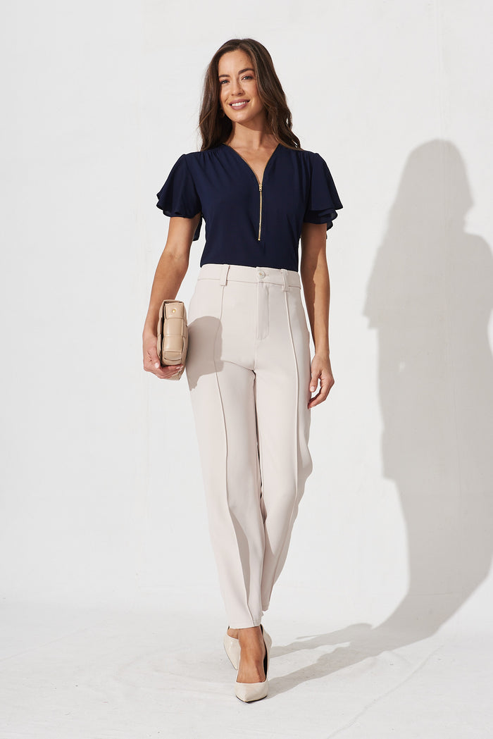 Viviana Top In Navy - full length