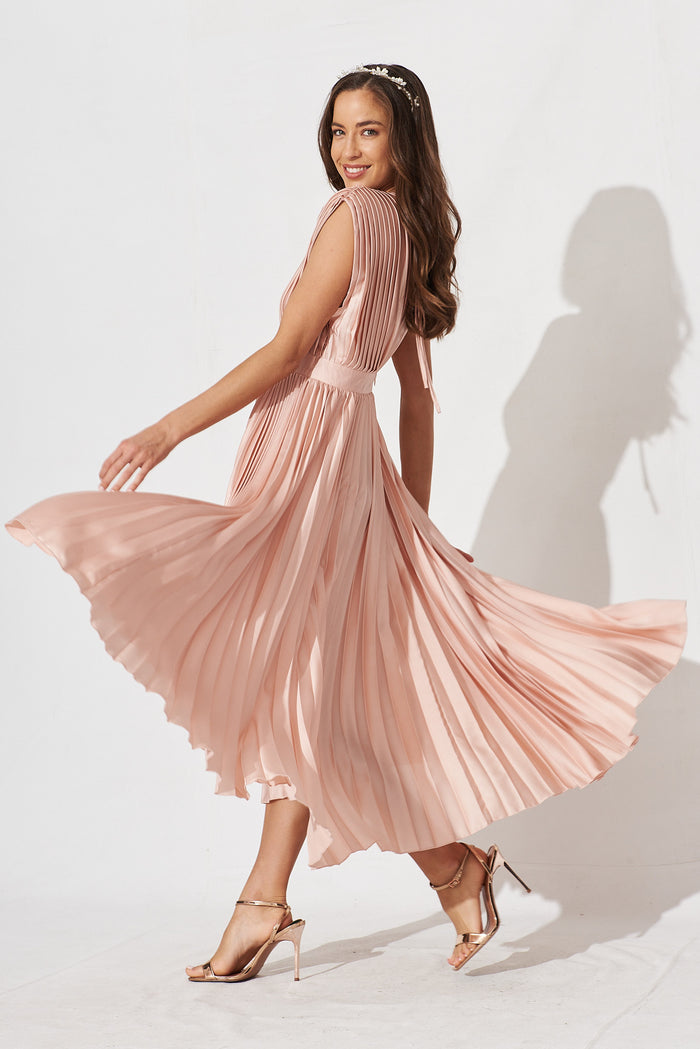 anetta midi dress Wait for it... , Adi is wearing this beautiful Anetta Midi Dress in a size 8 , #stfrock #weddingguestdress