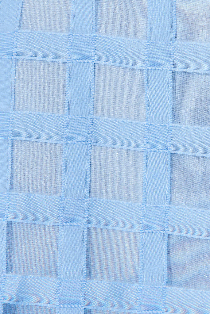Giuliette Dress In Sky Blue Organza - fabric