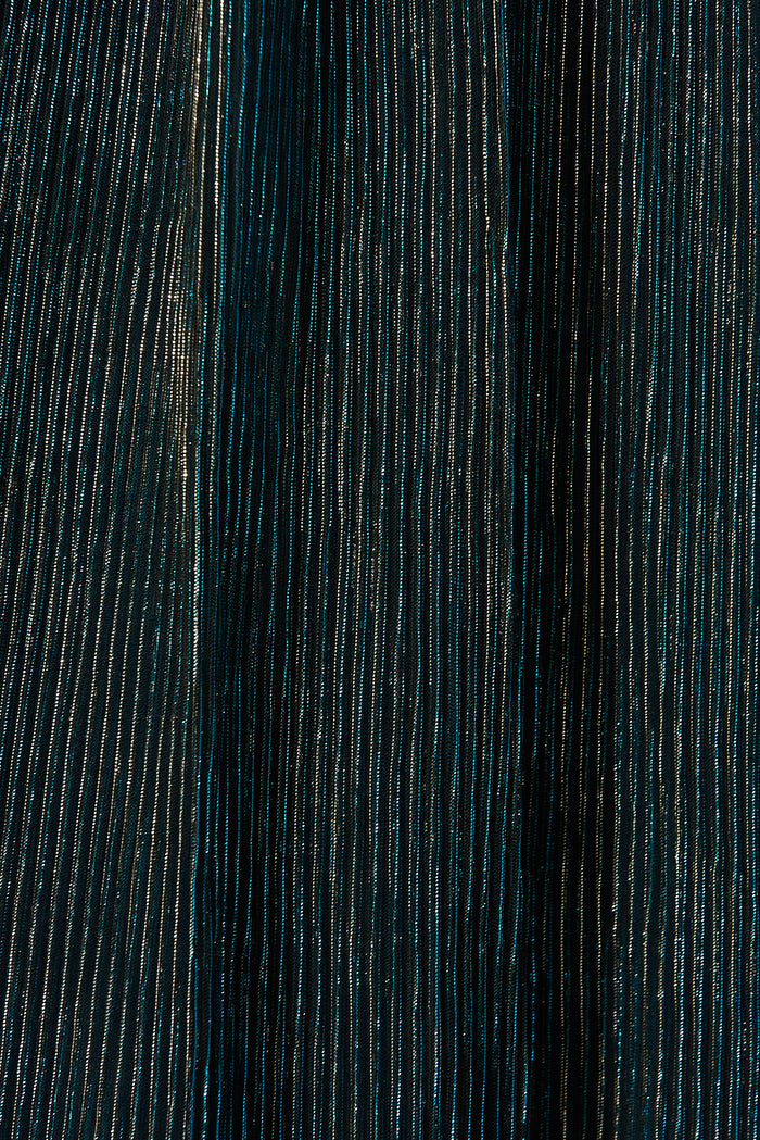 Annetta Maxi Dress In Emerald Lurex - fabric