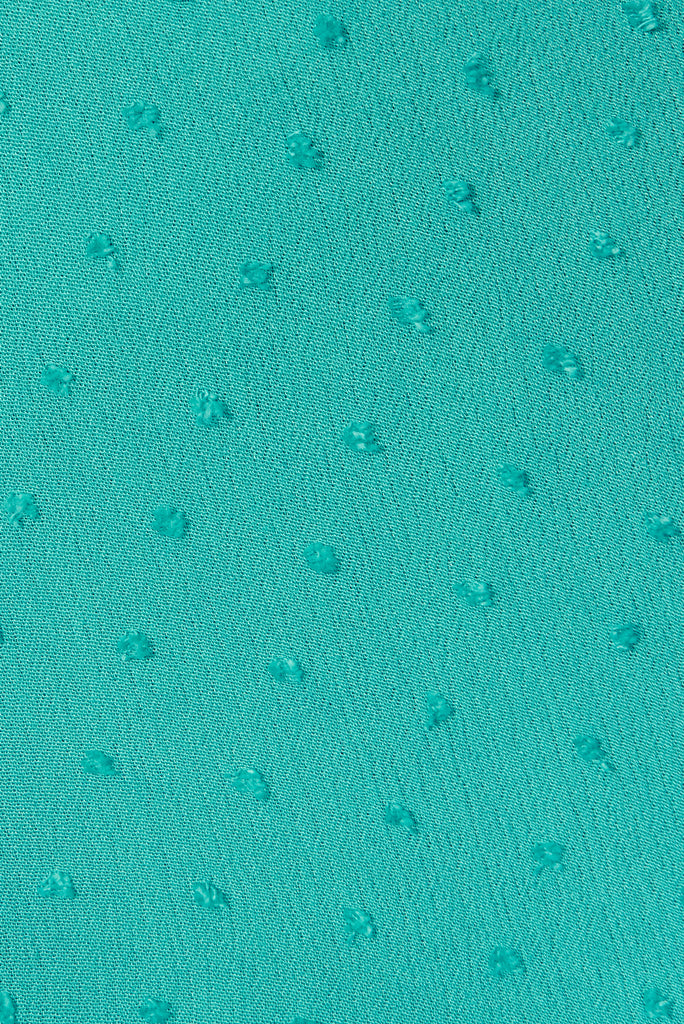 Lady Jane Skirt In Aqua Swiss Dot - fabric
