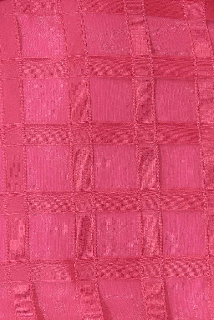 Giulia Shirt Dress In Hot Pink - fabric