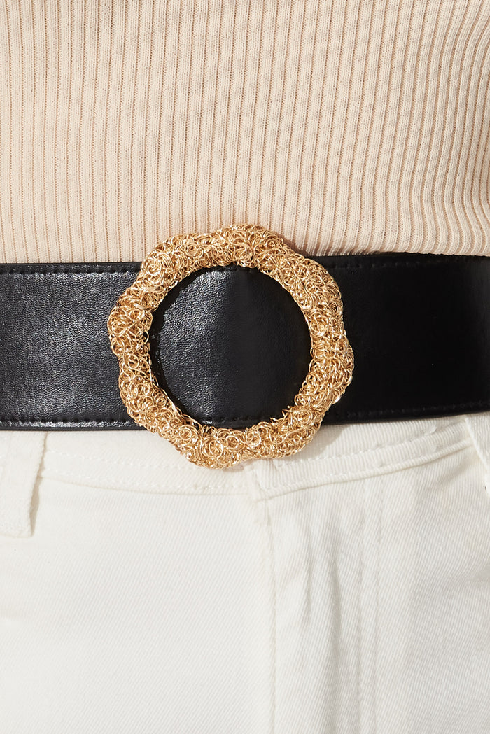 August + Delilah Sherla Belt In Black - detail