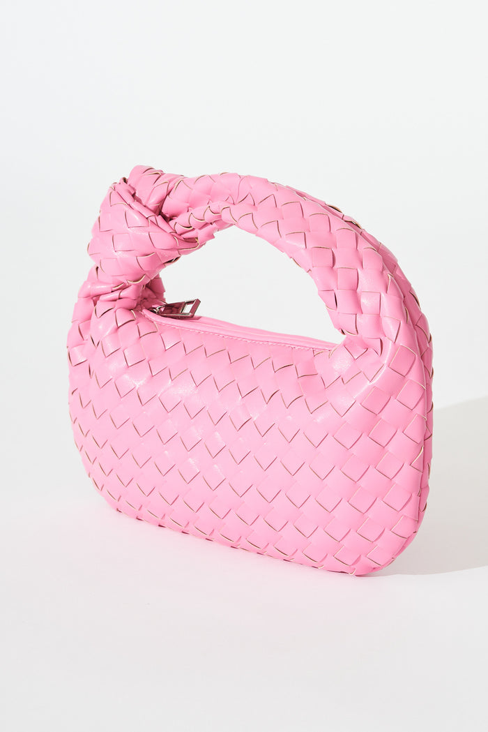 August + Delilah Monae Bag In Bubblegum Pink - side