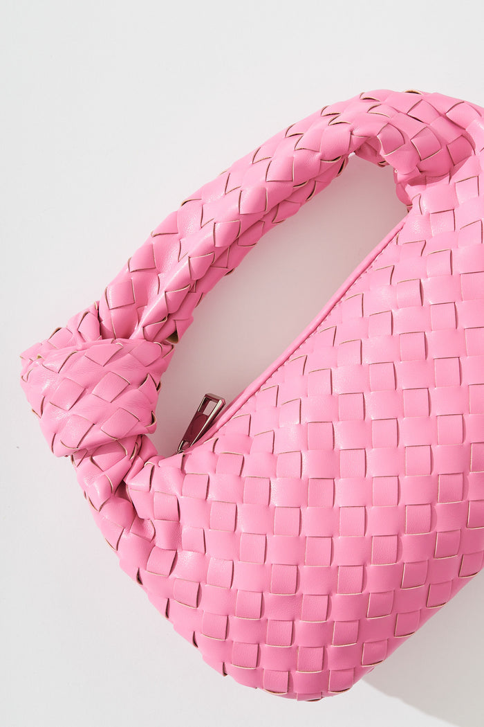 August + Delilah Monae Bag In Bubblegum Pink - detail