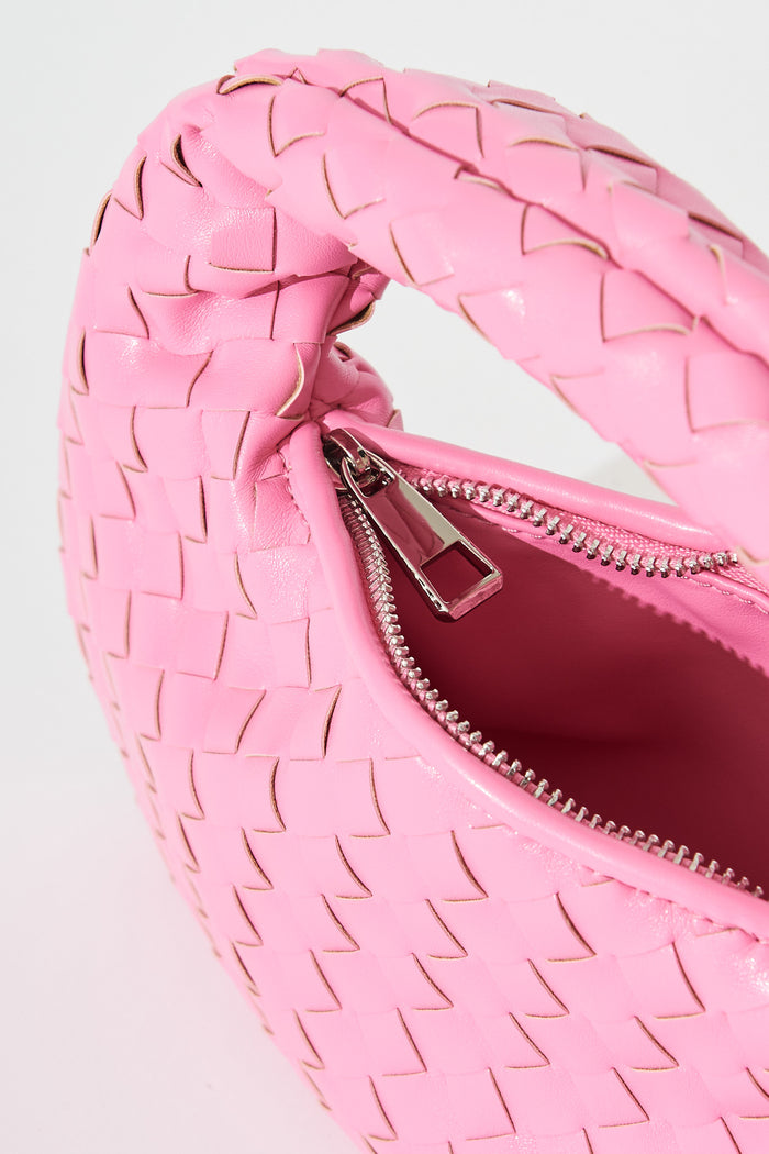 August + Delilah Monae Bag In Bubblegum Pink - detail