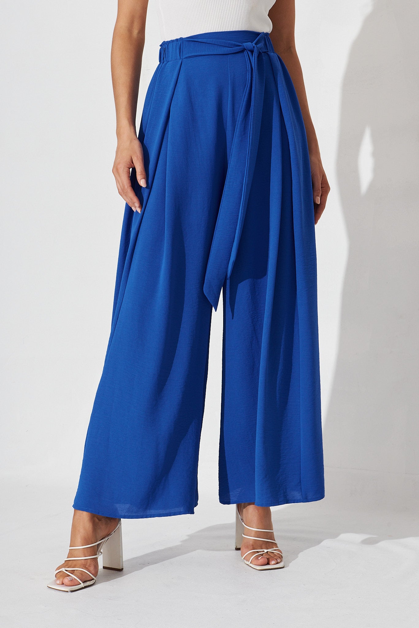 Page Pants In Cobalt Blue – St Frock