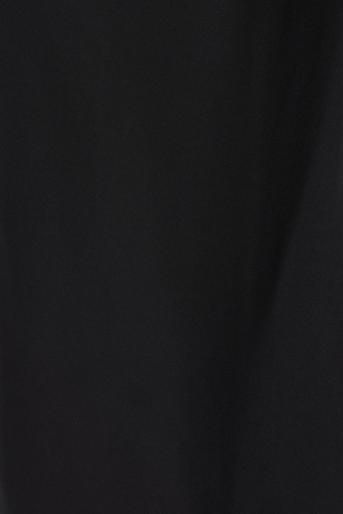 Aviana Dress In Black - fabric