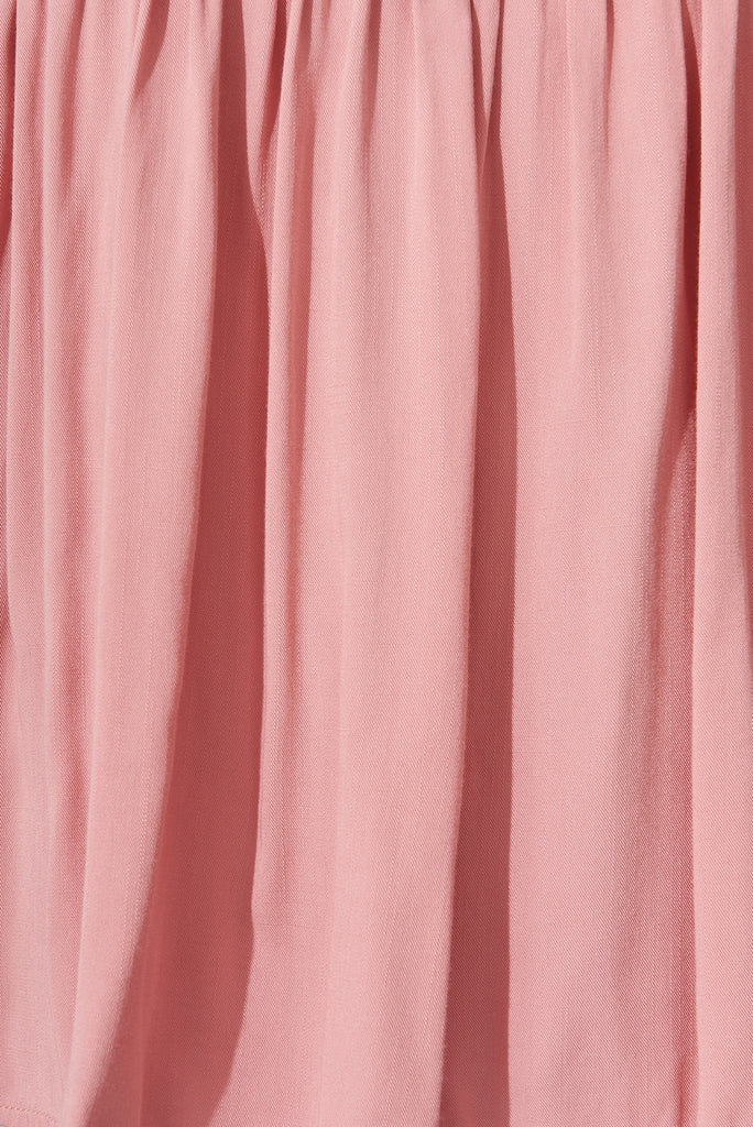 Altamura Top In Pink - fabric
