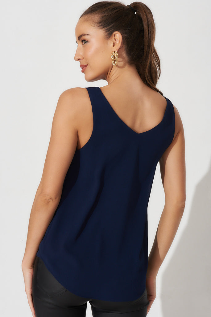 Indy Top In Navy - back