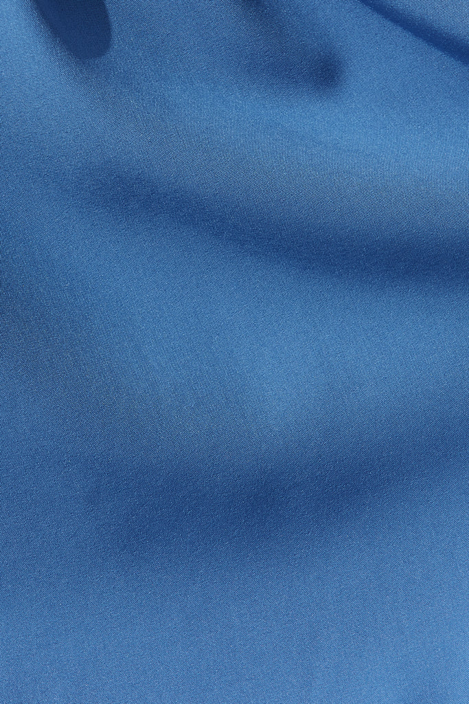 Amarini Dress In Cobalt Blue - fabric