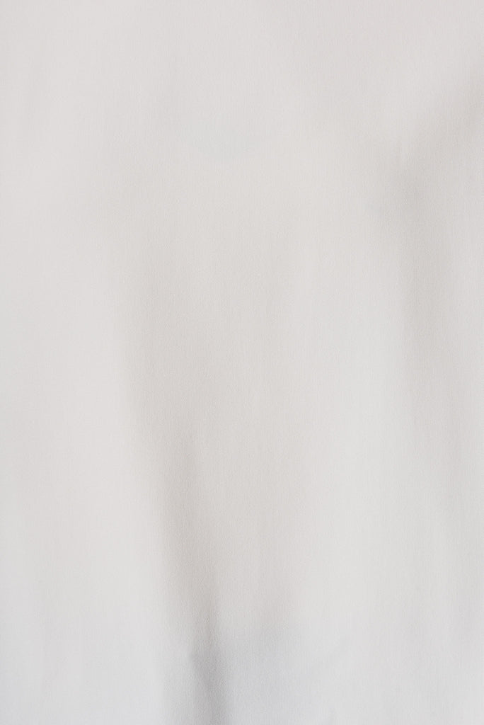 Nila Top In White - fabric