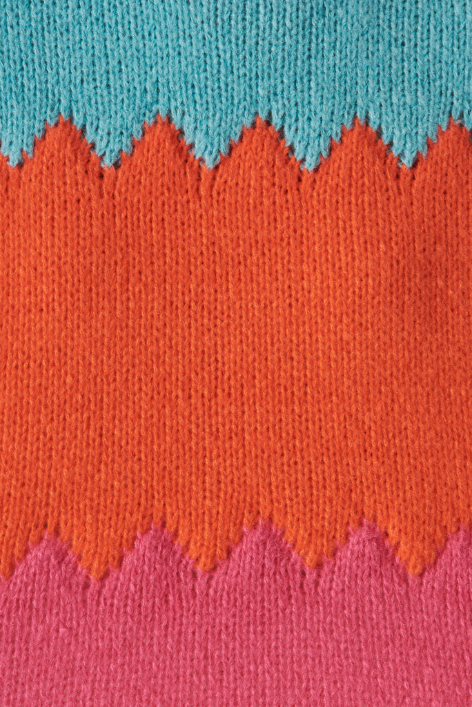 Pisa Knit In Multi Colour - fabric