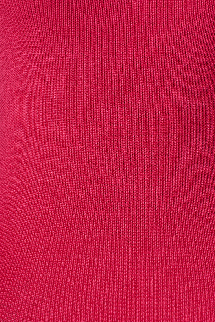 Oshawa Knit In Hot Pink - fabric