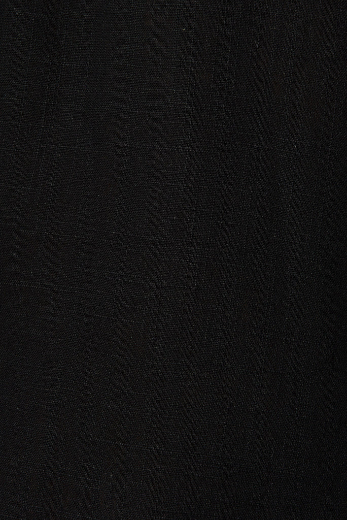 Fifi Dress In Black - fabric