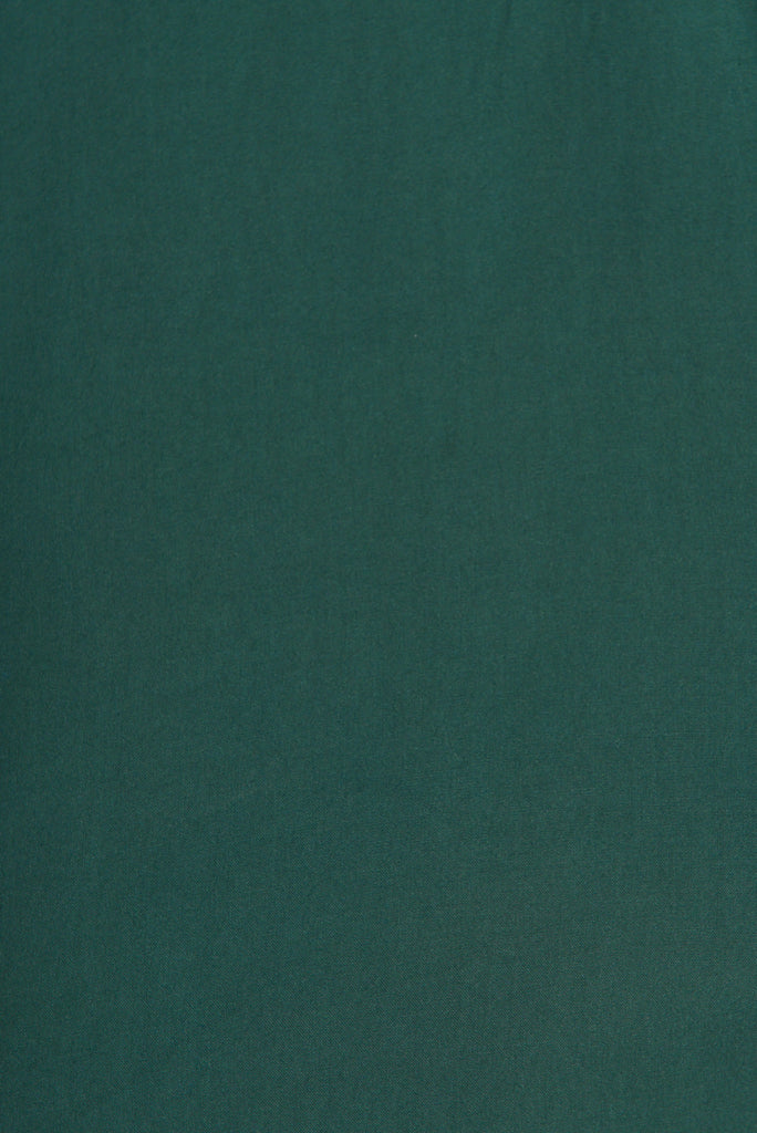 Begonia Shirt Dress In Teal Green - fabric