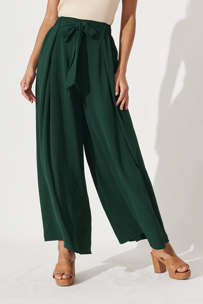 Page Pants In Emerald -