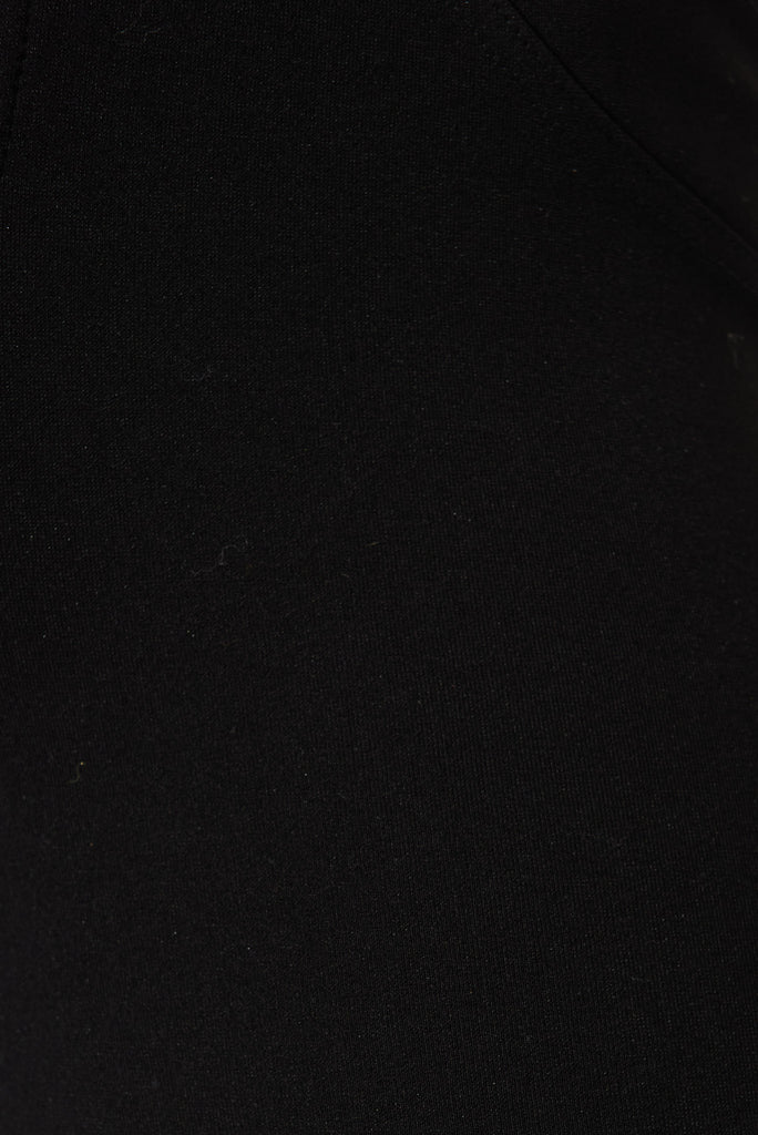 Bobbie Pant In Black - fabric