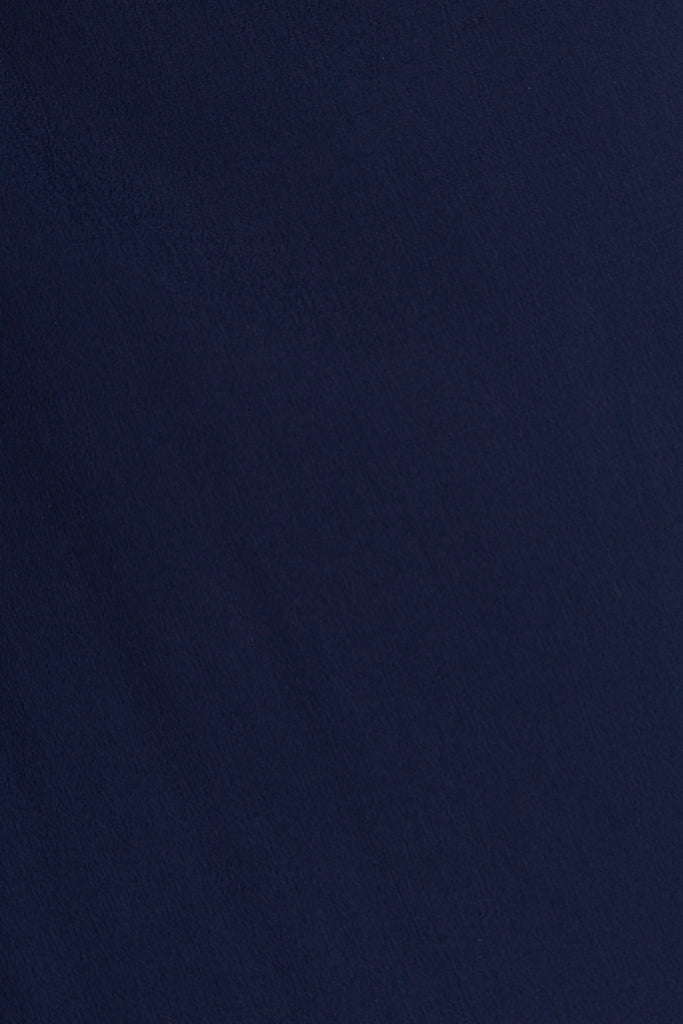 Cathia Top In Navy - fabric