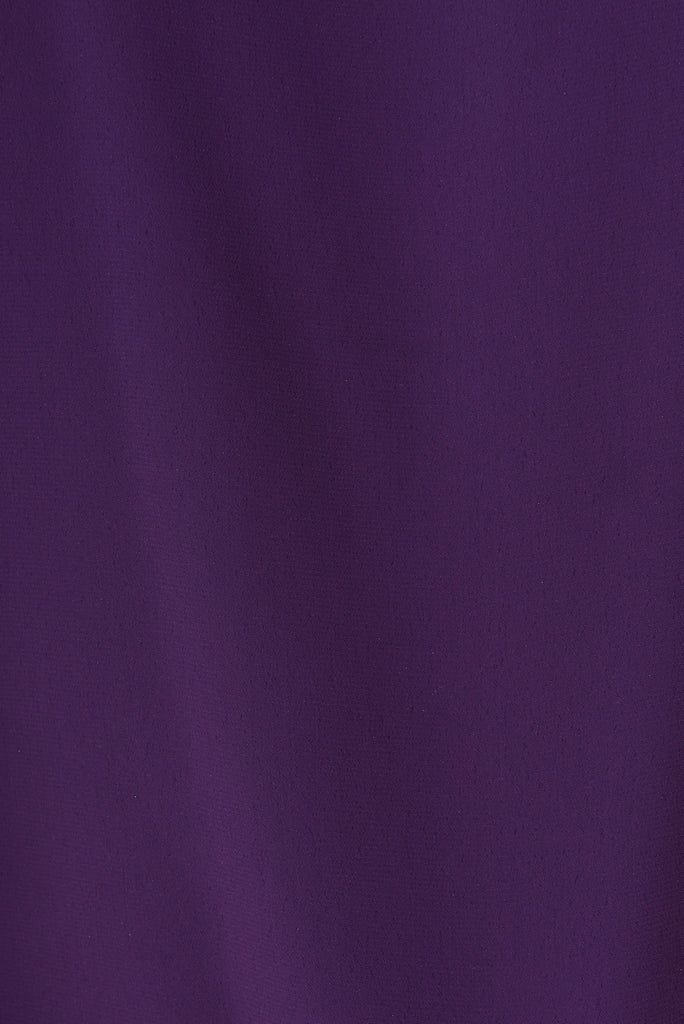 Rejina Top In Purple - fabric