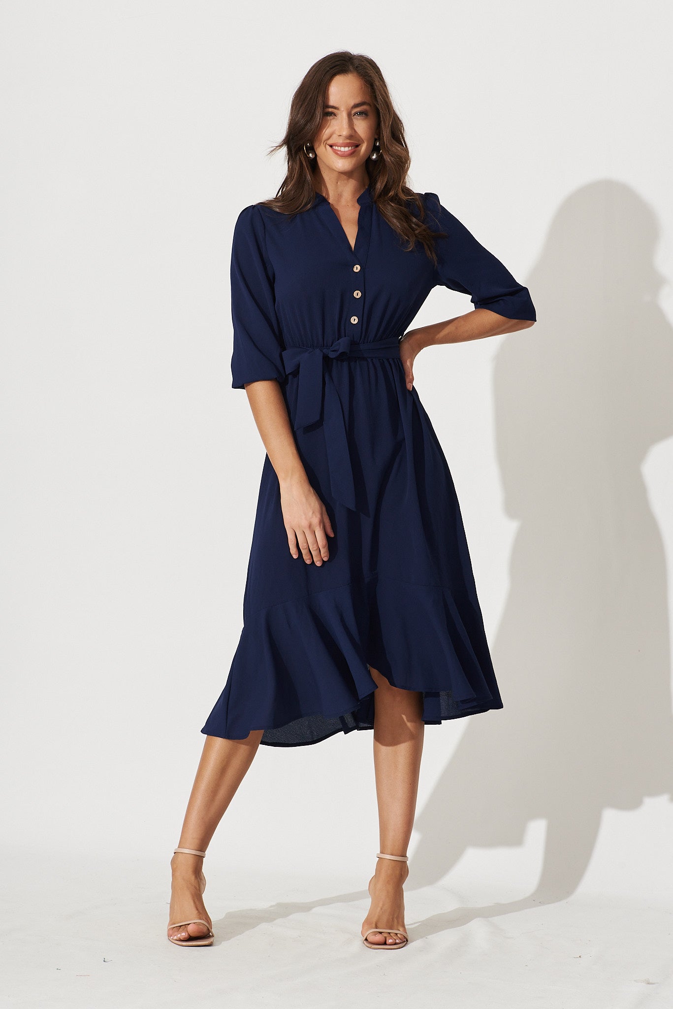 Petite Summer Dresses For Older Ladies Womens Summer Dresses Sevevn Womens Solid-Color Button Short-Sleeved Petite Summer Dresses For Older Ladies Womens Summer Dresses Sevevn Womens Solid-Color Button Short-Sleeved