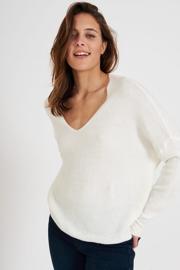Treacle Knit in White
